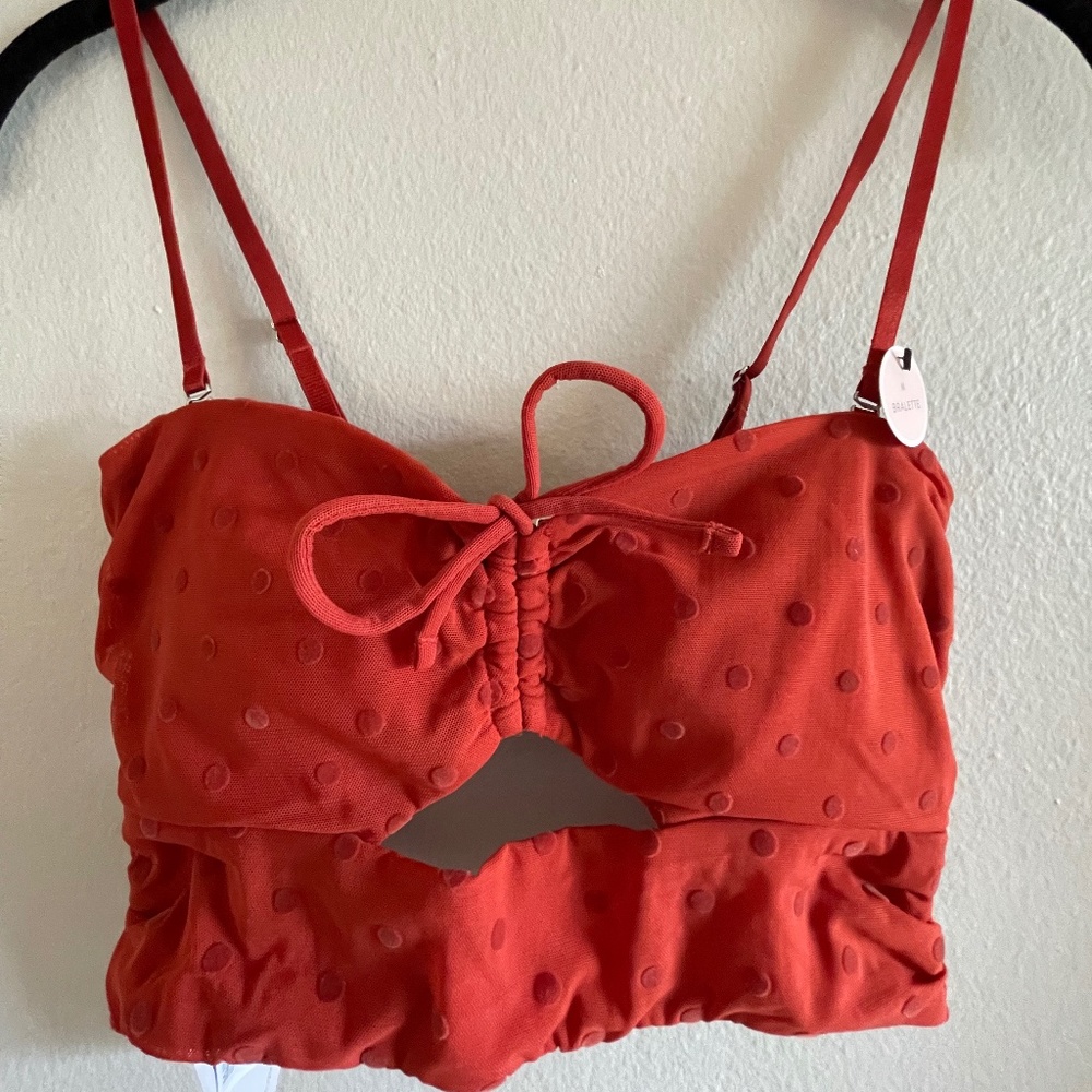 New with tags - Crop Dot Bra